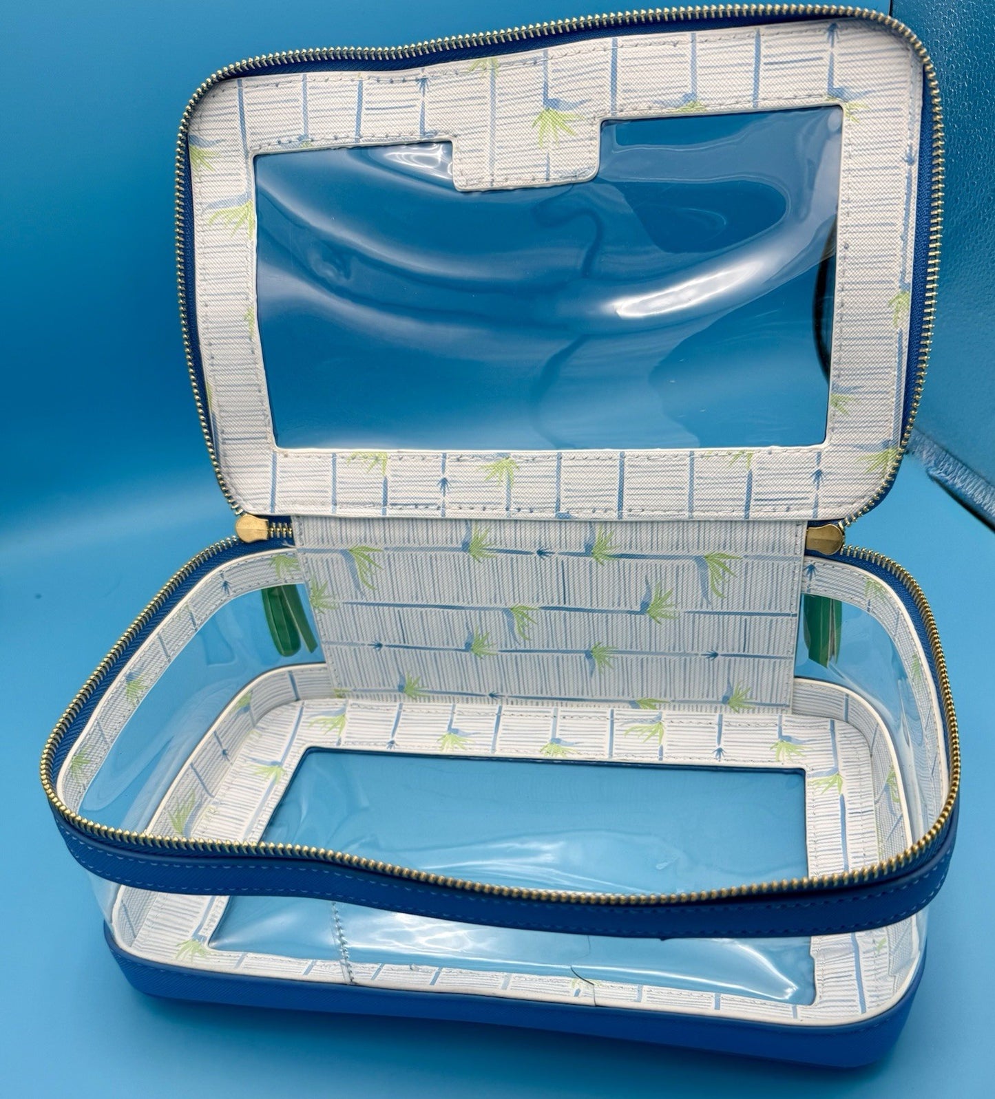 OH MY MAHJONG Blue Tile Storage Bag2