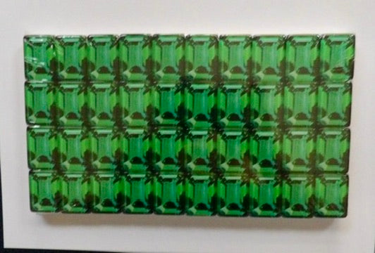 Beautiful Emerald American Mahjong Tile Set
