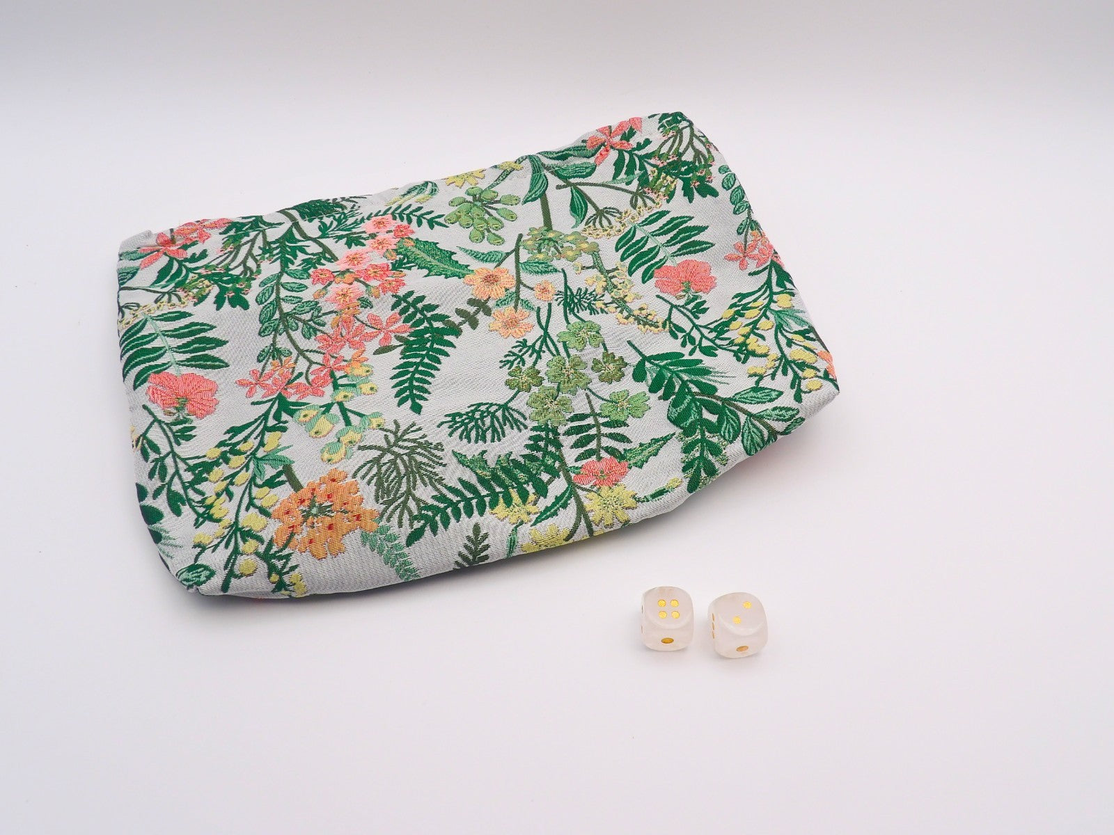 American Mahjong Set 160 Tiles Peach Palm Acrylic NMJL Bag Box Agate Dice8