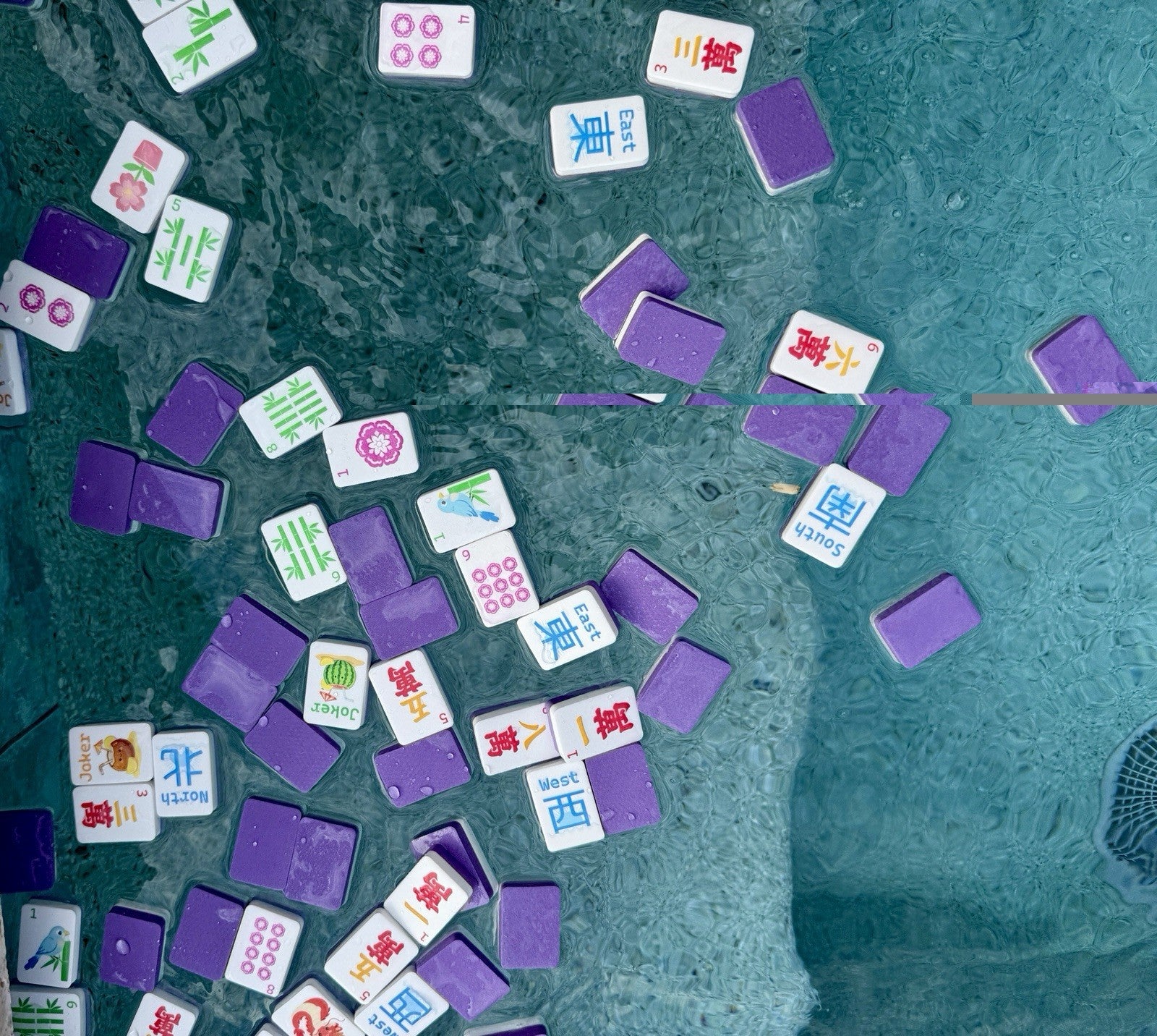 Luxury Floating Mahjong Set | Pool-Ready **Free Ship**3