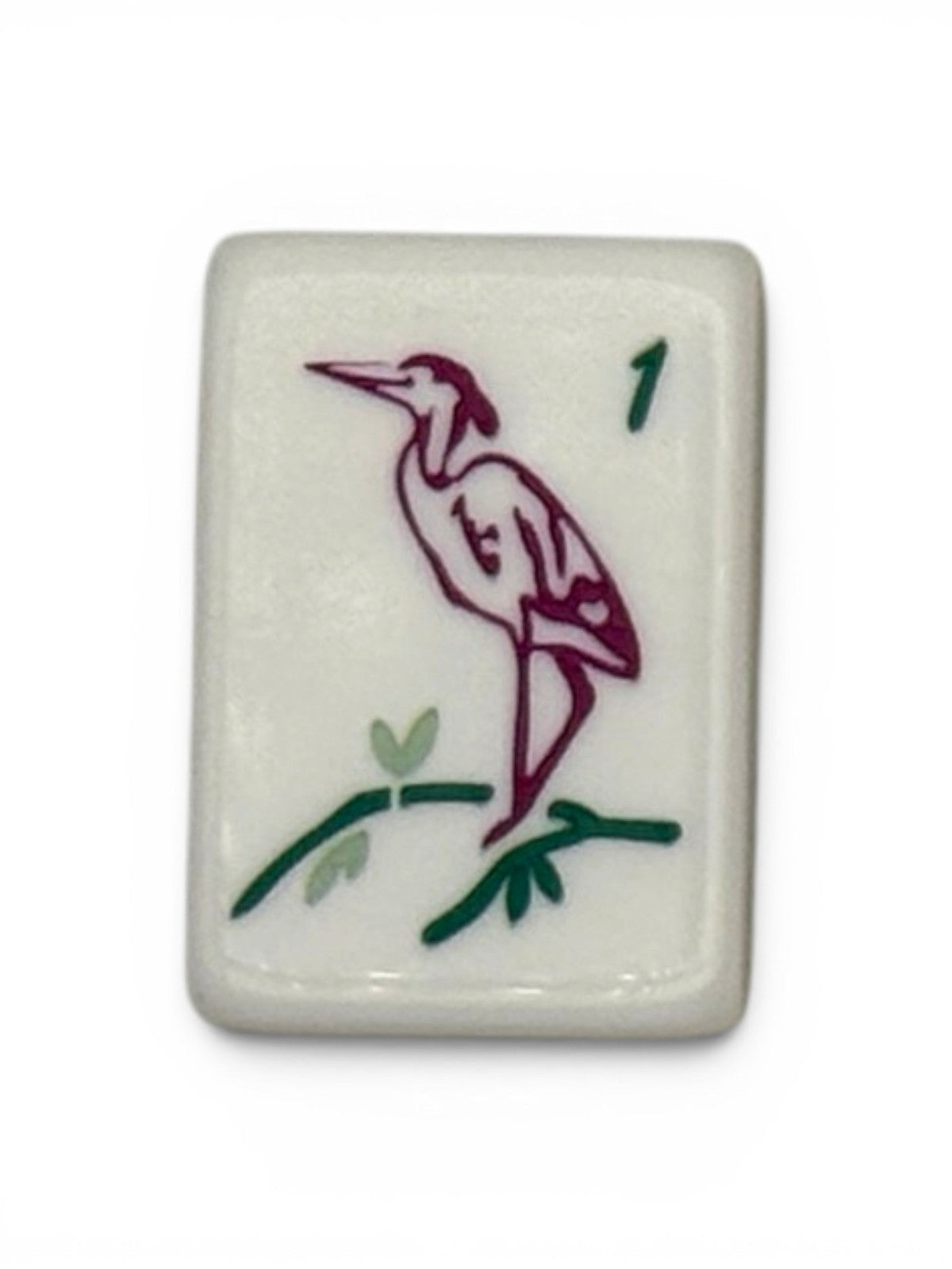 The Jade Garden mahjong set with included tile bag, gift box and agate dice