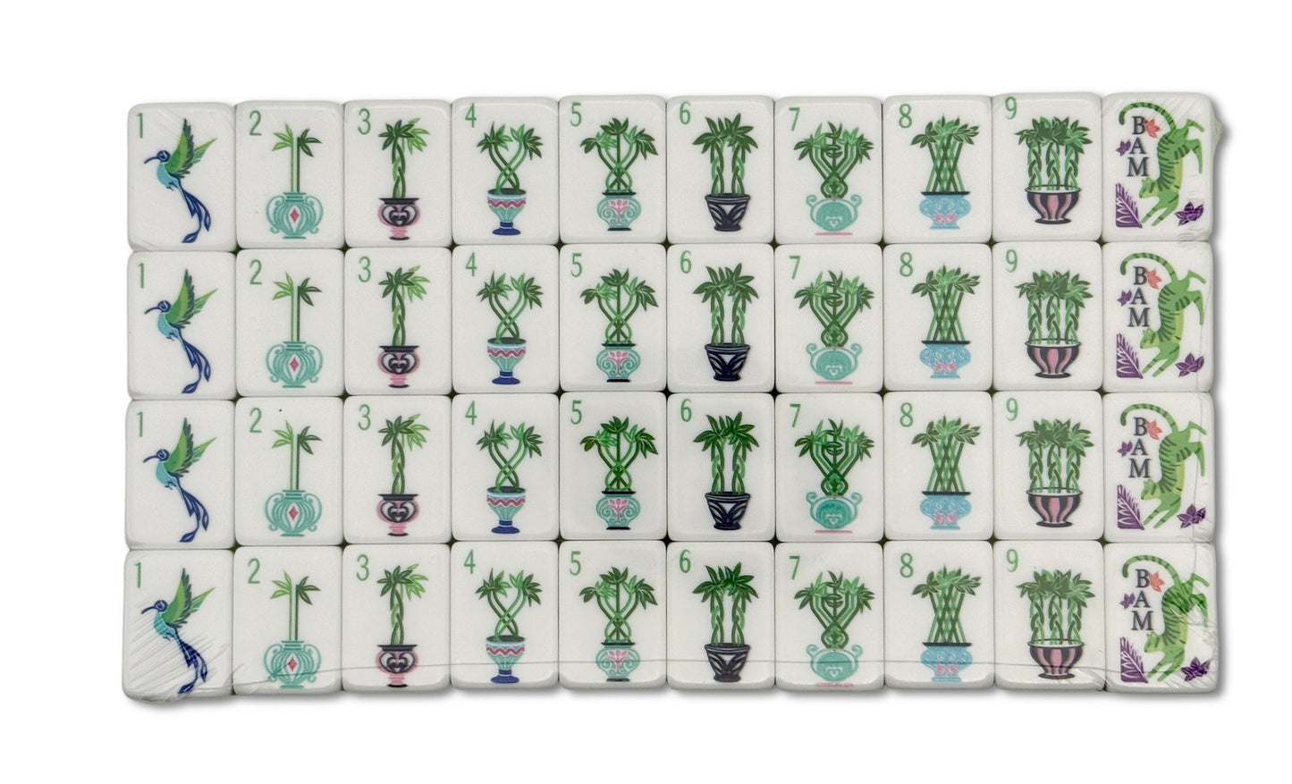 The Bamboo Grove | American Mahjong Tile Set | Luxury Mahjong