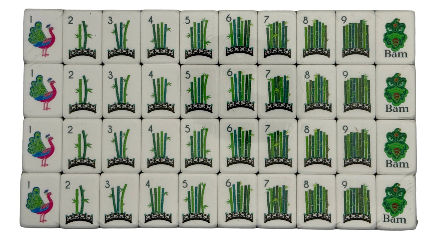 The Blue Pagoda Mahjong Set — Complete Collection