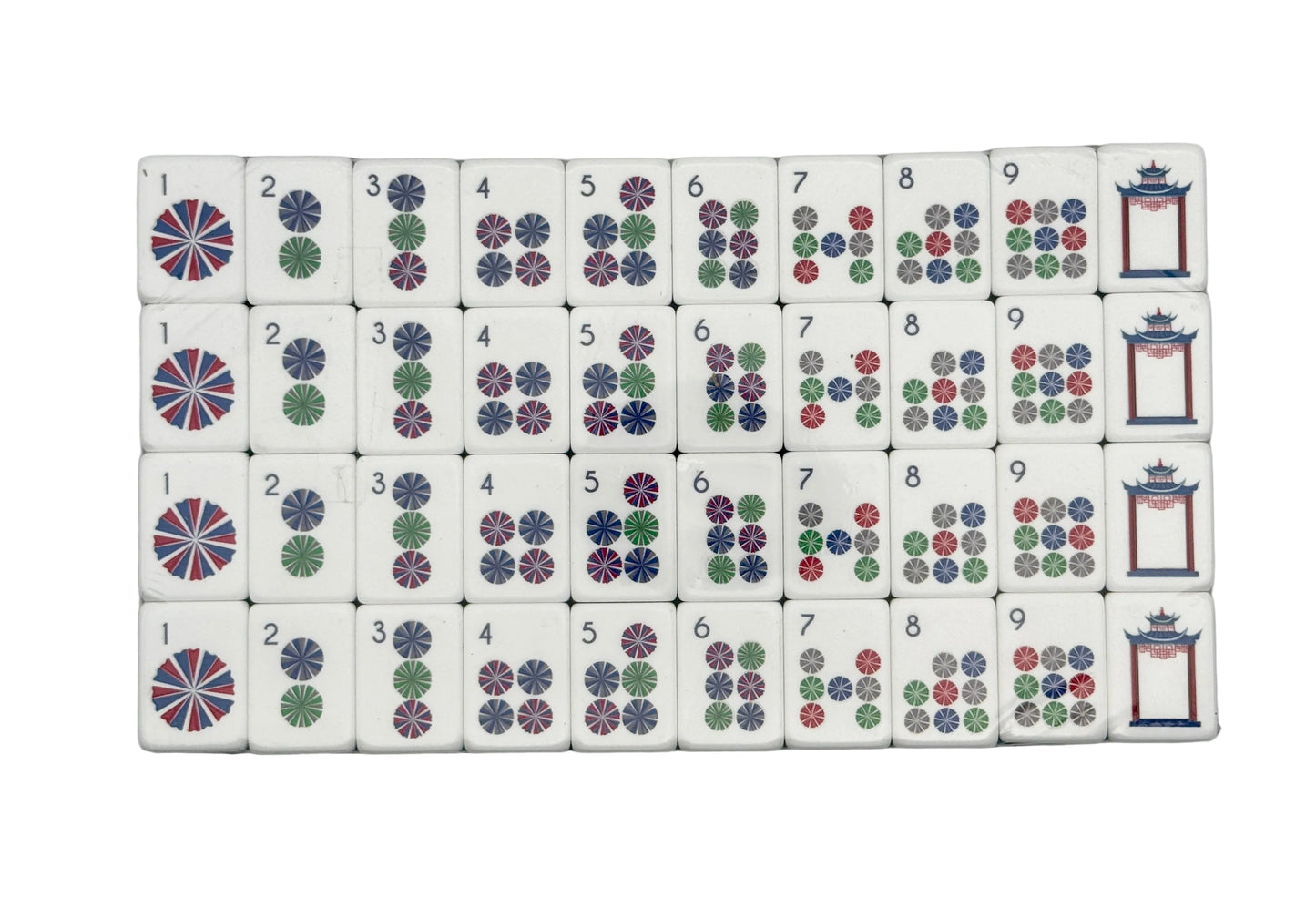 The Blue Pagoda Mahjong Set — Complete Collection