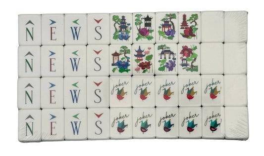 The Blue Pagoda Mahjong Set — Complete Collection