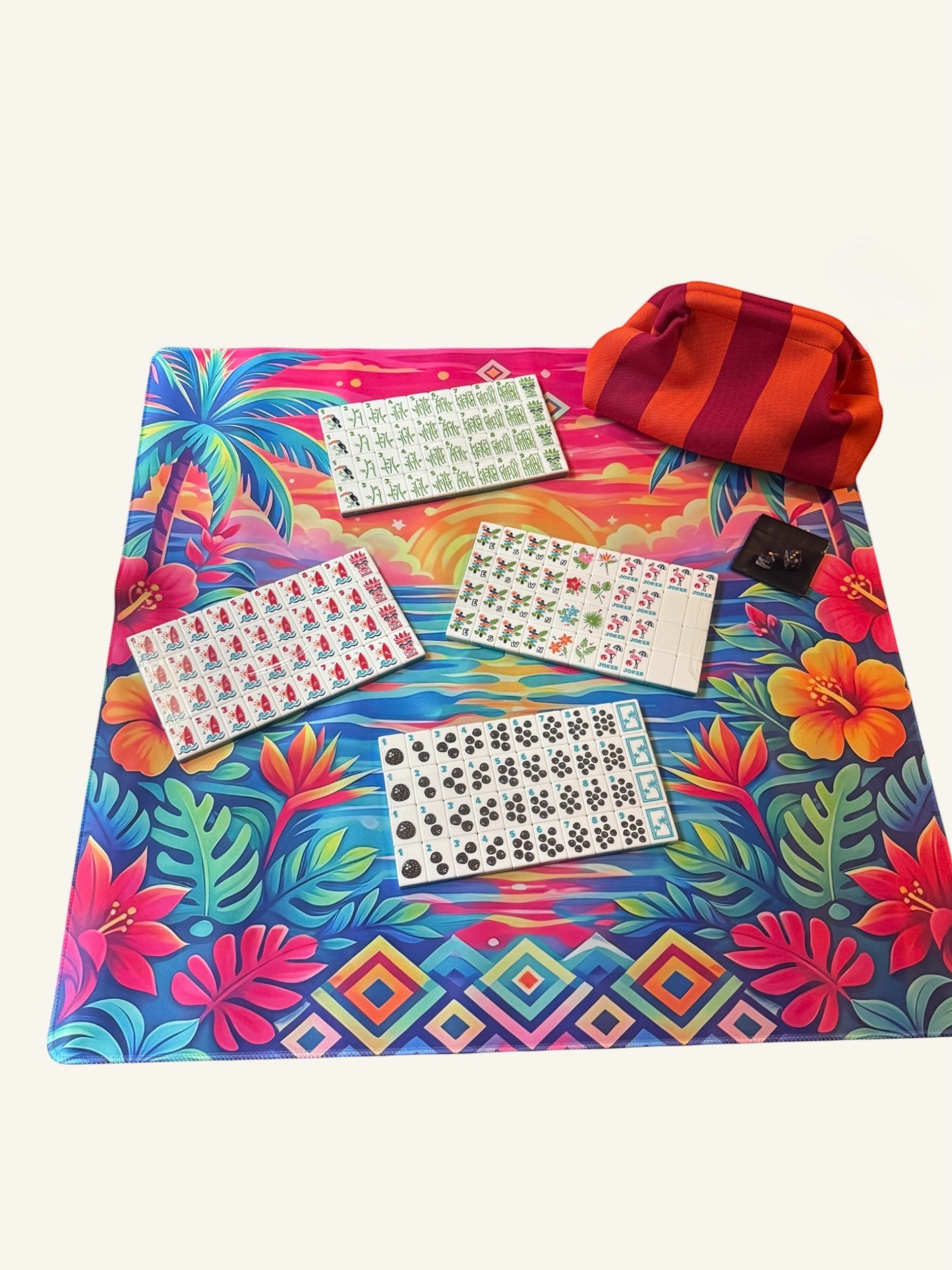 Mai Tai Sunset Mahjong Set — Complete Collection