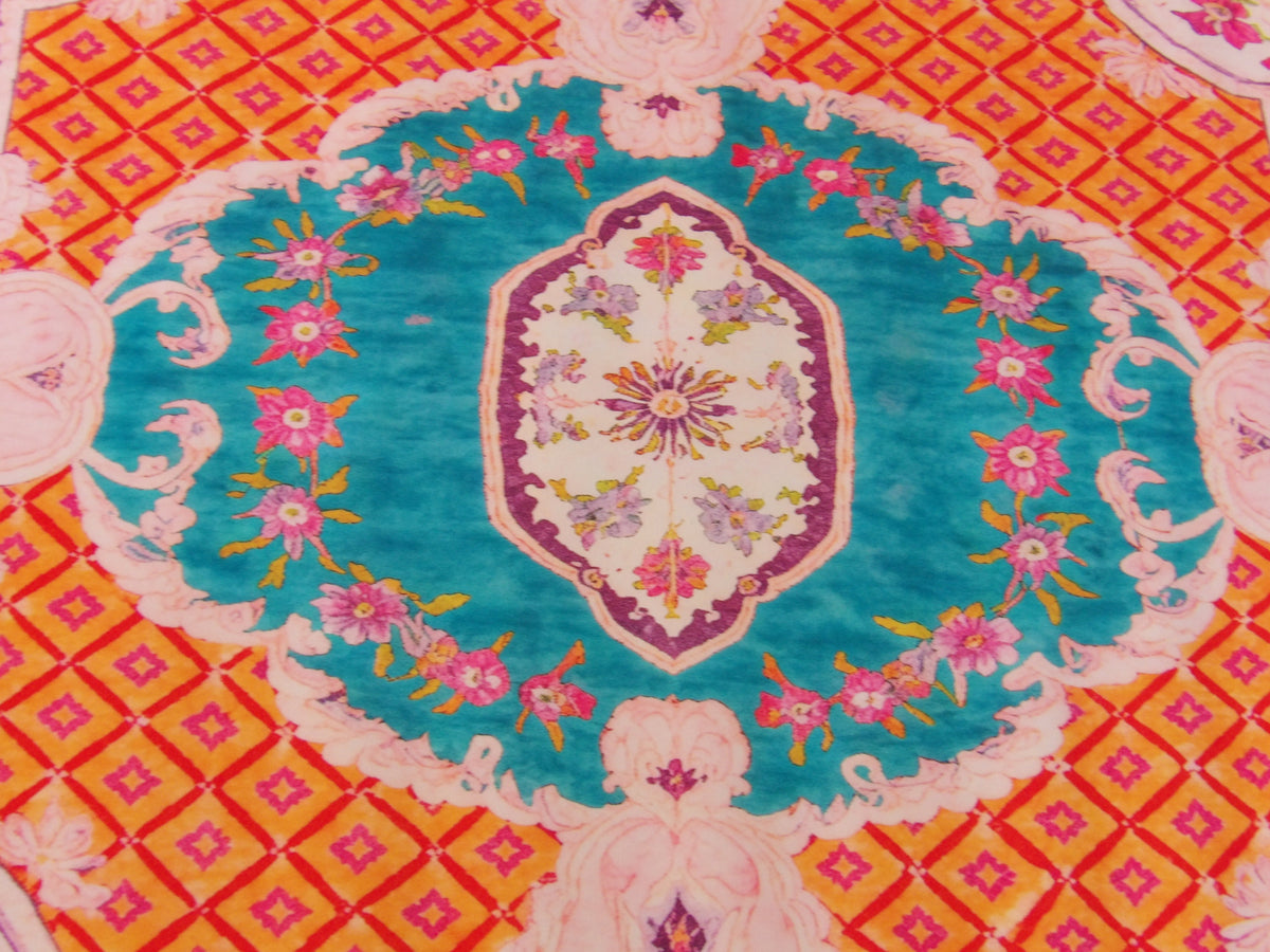 The Porcelain Bloom Mahjong Mat — Neoprene