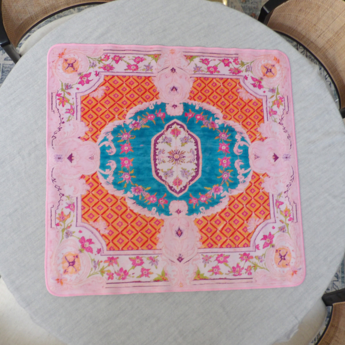 The Porcelain Bloom Mahjong Mat — Neoprene