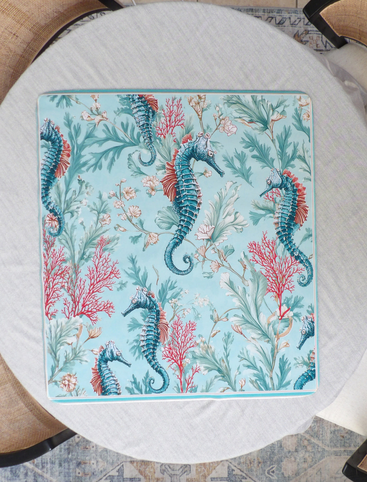 The Seahorse Reef Mahjong Mat — Neoprene